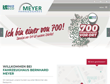 Tablet Screenshot of meyer-papenburg.de
